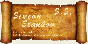 Simeon Stankov vizit kartica